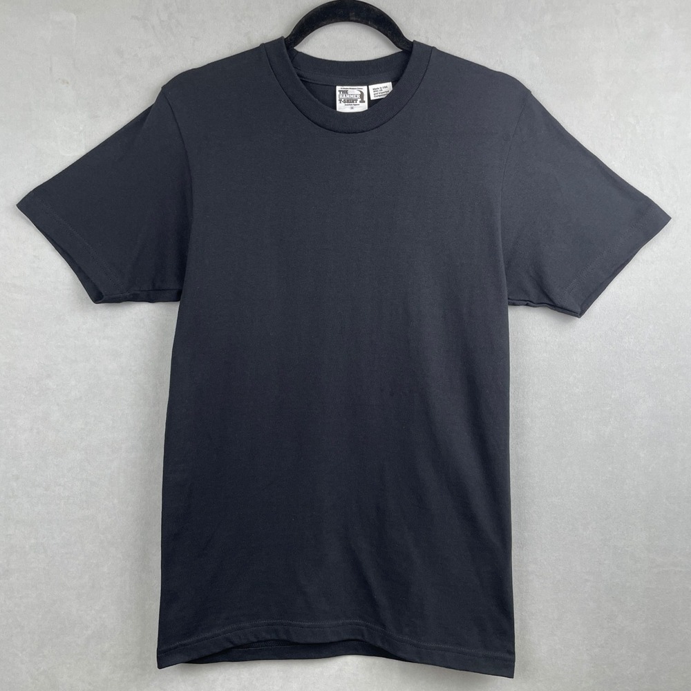 American Apparel The Hammer T-Shirt Black Heavyweight Cotton USA Made S New Rare